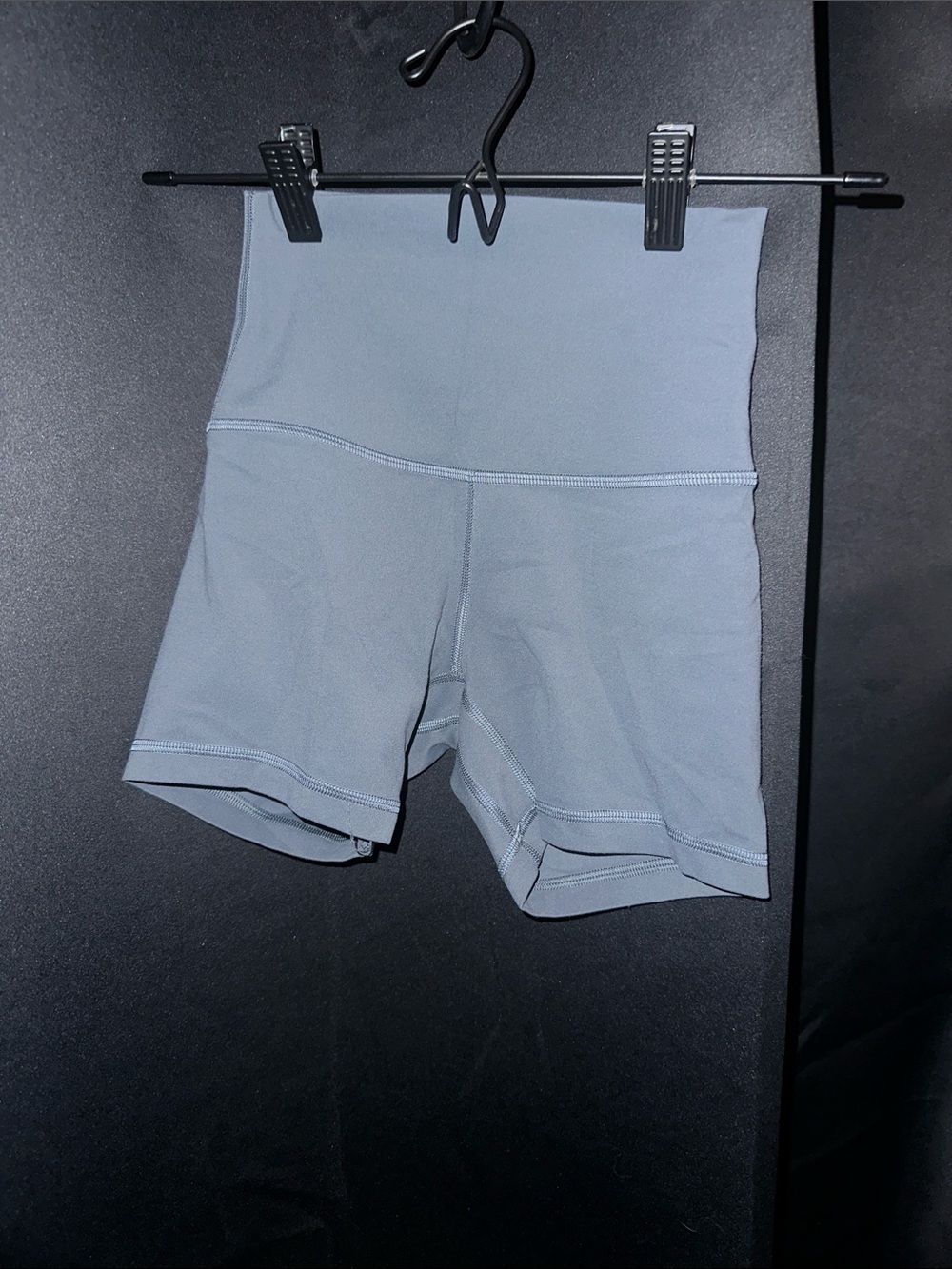 High-Rise Women’s Active Shorts — gray
